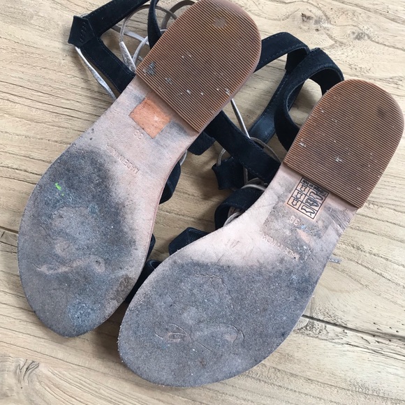 Free People Lace Up Flat Gladiator Sandals - Picture 6 of 8